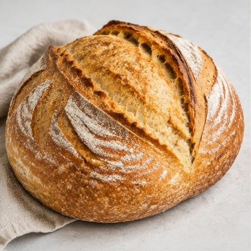 Pães artesanais para um catálogo de produtos locais