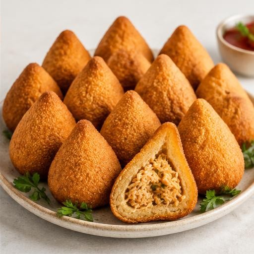 Mini coxinhas de frango
